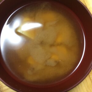 シンプル！　豆腐のお味噌汁　ミックス味噌